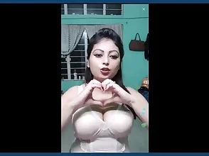 Hot housewife dances sexy tango live on camera